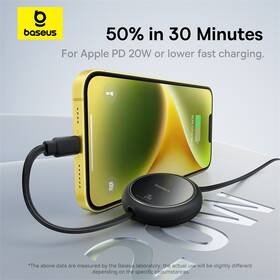 Kábel Baseus Free2Pull USB-C/Ligtning 1m 20W čierny

 obrázok produktu 11 z 14