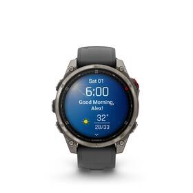 Inteligentné hodinky Garmin fenix 8 Pro 47 mm AMOLED Sapphire - Titanium / Graphite Silicone Band 

 obrázok produktu 4 z 14