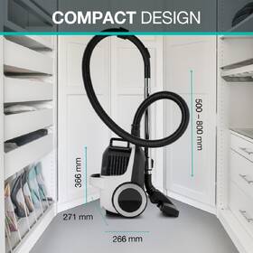 Podlahový vysávač Gorenje VCE01G2AW G200 AIR biely

 obrázok produktu 8 z 13