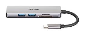 USB Hub D-Link USB-C/HDMI, 2x USB 3.0, SD, Micro SD 

 obrázok produktu 1 z 3