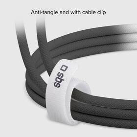Kábel SBS USB-C/USB-C, PD, 60 W, 1,5 m čierny

 obrázok produktu 6 z 9