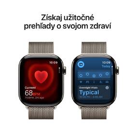 Inteligentné hodinky Apple GPS + Cellular 46mm prírodný titán - prírodný milánsky ťah - S/M 

 obrázok produktu 4 z 7