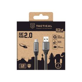 Kábel Tactical Fat Man 2.0 USB-A/USB-C 1m sivý

 obrázok produktu 3 z 3