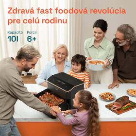 Fritéza teplovzdušná COSORI TF101S Dual Blaze TwinFry 10 l čierna

 obrázok produktu 11 z 13