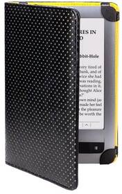 Puzdro pre čítačku e-kníh PocketBook pro 614/623/624/626, DOTS čierne/žlté

 obrázok produktu 2 z 3