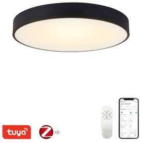LED stropné svietidlo IMMAX NEO RONDATE SLIM SMART, 60 cm, Zigbee 3.0, TUYA čierne

 obrázok produktu 2 z 9