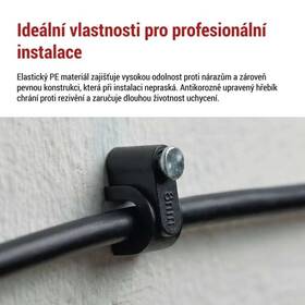 Káblový klip EMOS 8MM, 50KS čierny

 obrázok produktu 2 z 8