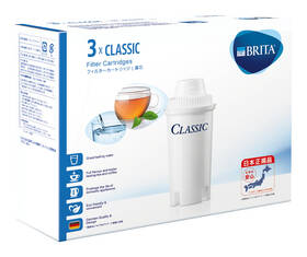 Filter na vodu BRITA CLASSIC Pack 3 

 obrázok produktu 2 z 2