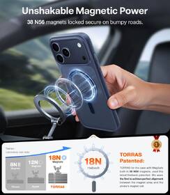 Kryt na mobil Torras Guardian Magnetic na Apple iPhone 17 Pro Max modrý

 obrázok produktu 7 z 7