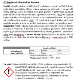 Prací gél Frosch Sensitive Aloe Vera 1,5 l 

 obrázok produktu 2 z 2