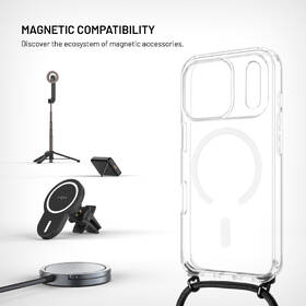 Kryt na mobil FIXED MagPure Neck s černou šnúrkou na krk na Apple iPhone 17 Pro Max/18 Pro Max čierny

 obrázok produktu 2 z 8