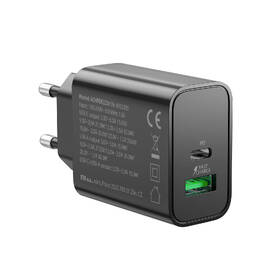 Nabíjačka do siete GoGEN ACHPD230, 1x USB-C PD, 1x USB-A, 30W čierna

 obrázok produktu 2 z 2