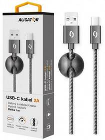 Kábel Aligator Premium USB/USB-C, 1m čierny

 obrázok produktu 5 z 5