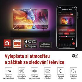 LED pásik EMOS GoSmart Ambientní RGB za TV 75“ (189 cm) ZTV75 

 obrázok produktu 17 z 19