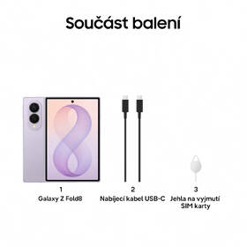 Mobilný telefón Samsung Galaxy Z Fold8 5G 12 GB / 256 GB fialový

 obrázok produktu 9 z 24