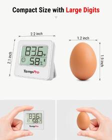 Teplomer ThermoPro TP-357 strieborný/biely

 obrázok produktu 2 z 9