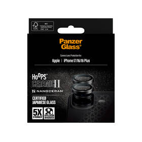 Ochranné sklo šošovky fotoaparátu PanzerGlass HoOps Ceramic II na Apple iPhone 17/16/16 Plus čierne

 obrázok produktu 5 z 5