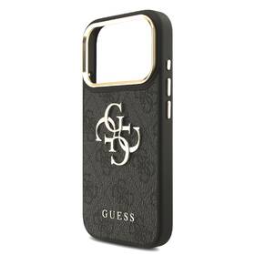 Kryt na mobil Guess 4G Metal Logo Gold Frame na Apple iPhone 18 Pro čierny

 obrázok produktu 3 z 6