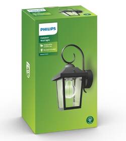 Nástenné svietidlo Philips Buzzard, 1xE27 čierne

 obrázok produktu 3 z 3