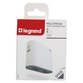Rozbočovacia zásuvka Legrand 2× zásuvka, USB biely

 obrázok produktu 6 z 6