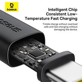 Kábel Baseus Dura USB/USB-C, 60W, 1m čierny/červený

 obrázok produktu 12 z 16