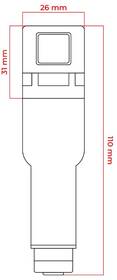 Adaptér do auta Dpm 1x USB-A/1x USB-C s XPG/COB baterkou strieborný

 obrázok produktu 10 z 10