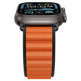 Remienok Spigen Fabric na Apple Watch 49/46/45/44mm čierny/oranžový

 obrázok produktu 3 z 15