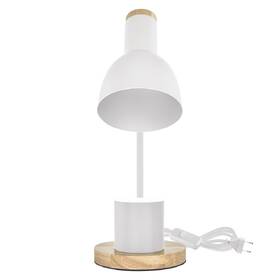 Stolná lampa EMOS Poppy, max. 25 W, žiarovka E27, IP20 biela

 obrázok produktu 1 z 8