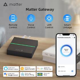 Riadiaca jednotka IMMAX NEO Matter Bridge Smart, Zigbee 3.0, Thread, LAN, Wi-Fi, TUYA čierna

 obrázok produktu 6 z 11