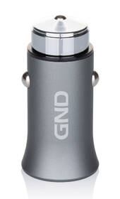 Adaptér do auta GND 1x USB 3A, 18W, Fast charge sivý

 obrázok produktu 1 z 3