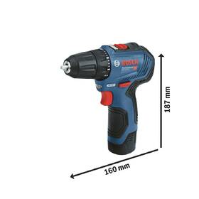 Vŕtací skrutkovač Bosch Professional GSR12V-30 0.601.9G9.001 (s batériou) 

 obrázok produktu 3 z 7