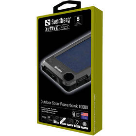 Powerbank Sandberg Outdoor Solar 10 000mAh čierny

 obrázok produktu 2 z 2
