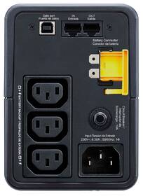 Záložný zdroj APC Back-UPS 500VA/300W, USB, AVR, 3xIEC C13 

 obrázok produktu 3 z 3