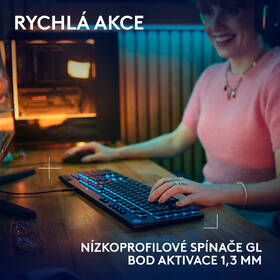 Klávesnica Logitech G915 X Wired, US layout čierna

 obrázok produktu 2 z 8