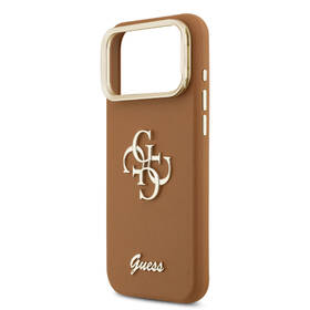 Kryt na mobil Guess PU Grained 4G Logo Stand Camera Frame na Apple iPhone 17 Pro Max hnedý

 obrázok produktu 5 z 7