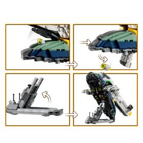Stavebnica LEGO® Star Wars™ 75433 Jango Fett a jeho hvězdná loď 

 obrázok produktu 2 z 8
