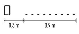 Vianočné osvetlenie EMOS 10 LED nano reťaz strieborná, 0,9 m, 2x AA, vnútorná, studená biela, časovač 

 obrázok produktu 8 z 9
