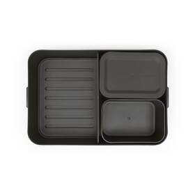Jedálenský box Brabantia Bento Make & Take, dark grey čierny

 obrázok produktu 7 z 22