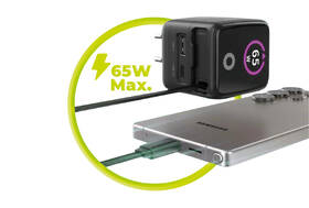 Nabíjačka do siete Mobile Origin Display Charger PW3 - 65W GaN USB-C/USB-A čierna

 obrázok produktu 4 z 12
