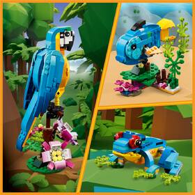 Stavebnica LEGO® Creator 3 v 1 31136 Exotický papoušek 

 obrázok produktu 3 z 8