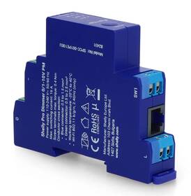 Modul Shelly Pre stmievač 0–10 V na DIN lištu, Wi-Fi, LAN modrý

 obrázok produktu 4 z 6
