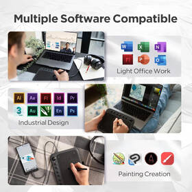 Grafický tablet UGEE Q6 

 obrázok produktu 6 z 9