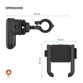 Držiak na mobil FIXED na kolo BikeeAnti-Shock čierny

 obrázok produktu 1 z 10