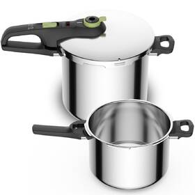 Tlakový hrniec Tefal P2586800 Secure Trendy 6 l + 8 l nerez

 obrázok produktu 1 z 7