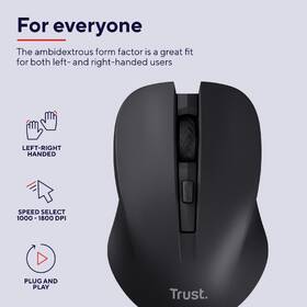 Myš Trust Mydo Silent Click čierna

 obrázok produktu 4 z 8