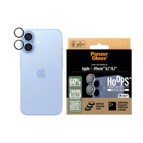 Ochranné sklo šošovky fotoaparátu PanzerGlass Hoops na Apple iPhone 17/16/16 Plus 

 obrázok produktu 1 z 3