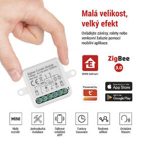 Modul EMOS GoSmart motorický IP-2121CZ, ZigBee, 1-kanálový 

 obrázok produktu 11 z 19