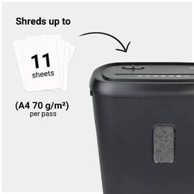 Skartovač DESQ 4 x 35 mm, 21l čierny

 obrázok produktu 11 z 15