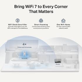Wi-Fi extender TP-Link RE405BE Wi-Fi7 BE6500 biely

 obrázok produktu 6 z 9