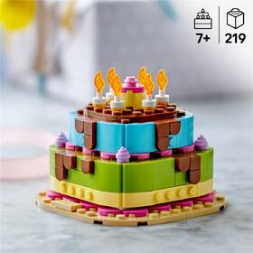 Stavebnica LEGO® Iconic 40815 Narodeninová torta 

 obrázok produktu 9 z 9